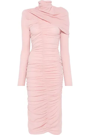 MAGDA BUTRYM Draped high-neck midi dress