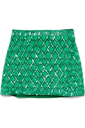 P.A.R.O.S.H. Sequinned mini skirt