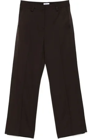 OFF-WHITE Virgin-wool wide-leg trousers
