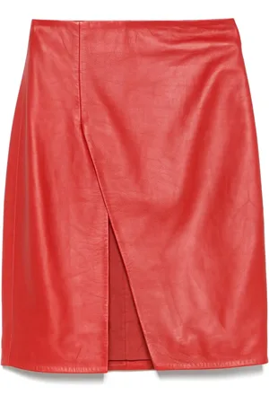 Loulou de Saison Ekare leather skirt