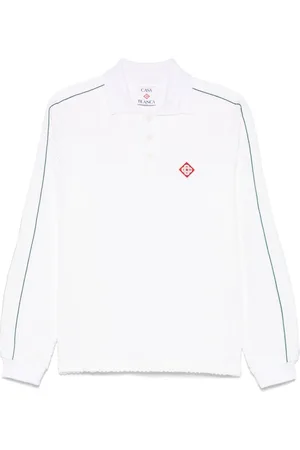 Casablanca Monogram-pattern polo shirt