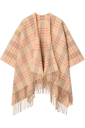Burberry Check-pattern cape