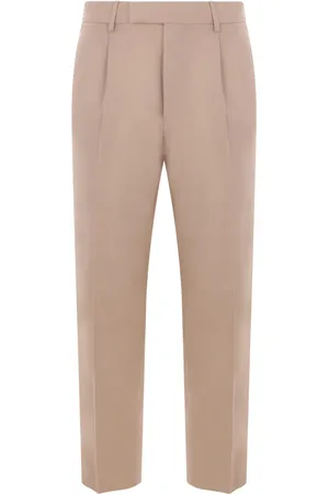 Ermenegildo Zegna Pleated gabardine trousers