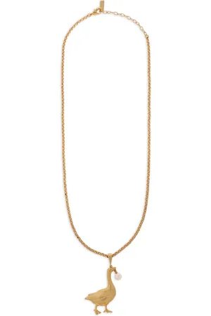 Moschino Goose-pendant necklace