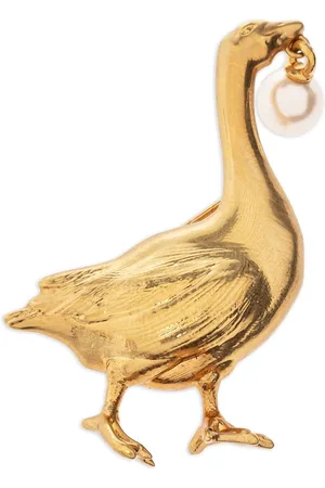 Moschino Goose brooch