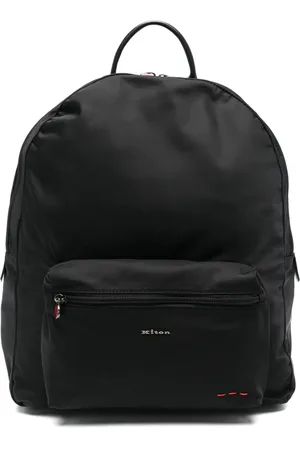 Kiton Logo-plaque backpack