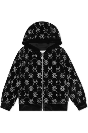 Philipp Plein Logo-monogram hoodie