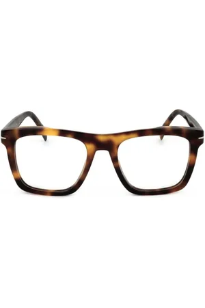 DB EYEWEAR BY DAVID BECKHAM Tortoise-shell square frame glasses