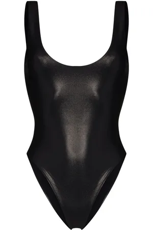 Saint Laurent Scoop-neck sleeveless bodysuit