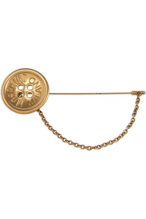 Moschino Button brooch