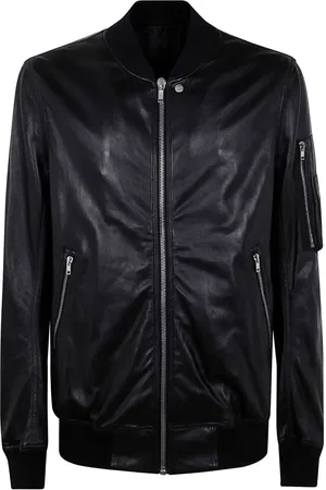 Rick Owens Classic leather jacket