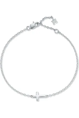 Mateo Sterling Mini Cross bracelet