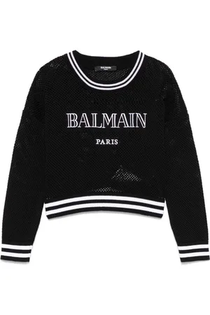 Balmain Logo-embroidered sweater