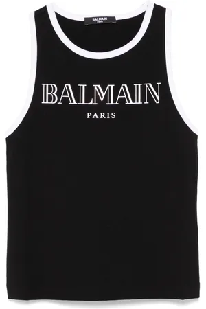 Balmain Logo-print tank top