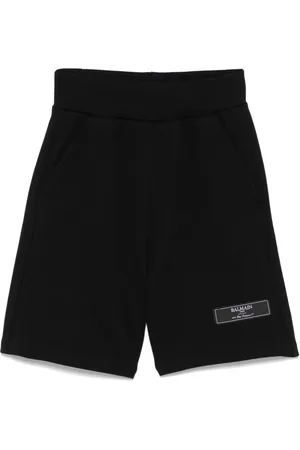 Balmain Logo-tag track shorts