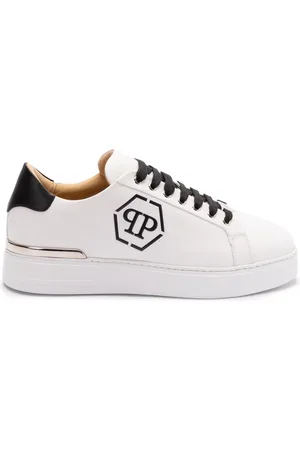 Philipp Plein Embossed leather trainers