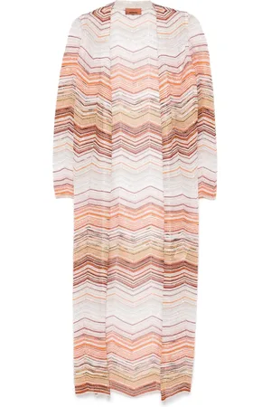 Missoni Chevron-woven lurex cardi-coat