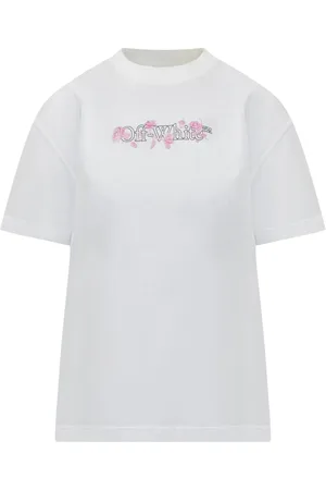 OFF-WHITE Bookish Roses-print T-shirt