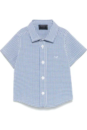 FAY Gingham-pattern shirt