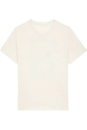 Zadig & Voltaire Stockholm Flamme Skull Block t-shirt