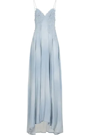 ERMANNO SCERVINO Lace-appliqué maxi dress