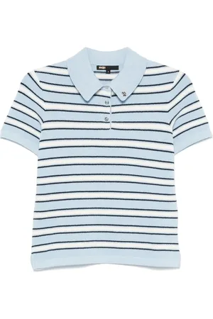 Maje Striped polo top