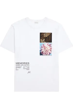 DRIES VAN NOTEN Orchids printed t-shirt
