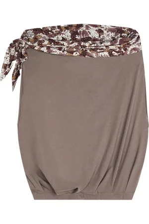 DRIES VAN NOTEN Contrasting knot-detail top