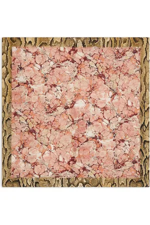 DRIES VAN NOTEN Floral-print silk scarf