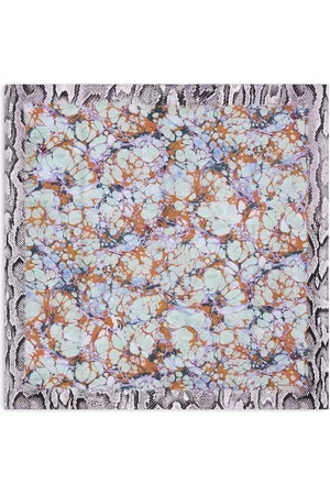 DRIES VAN NOTEN Abstract-print silk scarf