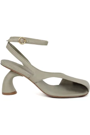 DRIES VAN NOTEN Asymmetrical leather sandals
