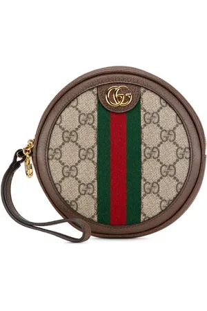 Gucci 2000-2015 GG Supreme Ophidia Round clutch bag