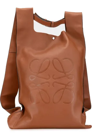 Loewe 2019 Anagram Leather Shopper backpack