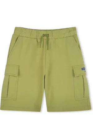 Kenzo Logo-embroidered cargo shorts