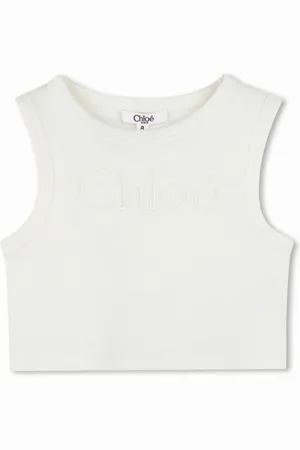 Chloé Logo-embroidered top