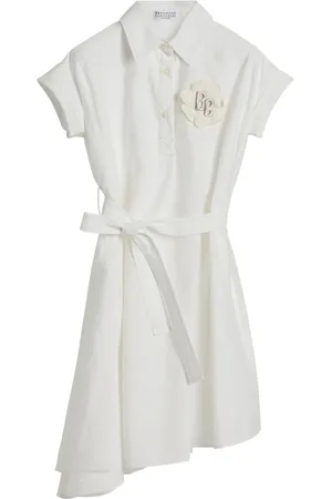 Brunello Cucinelli Poplin chemisier dress