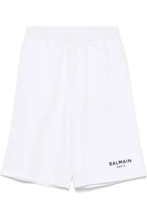 Balmain Logo-appliqué shorts