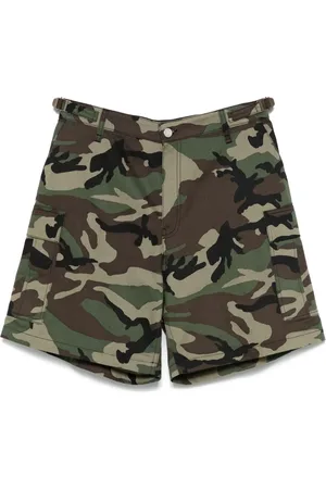 Vetements Camouflage-pattern cargo shorts