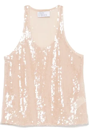 GIUSEPPE DI MORABITO Sequinned tank top