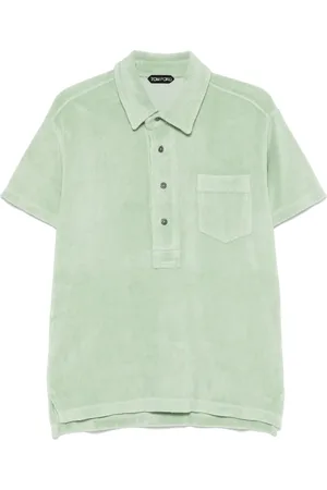 Tom Ford Towelling short-sleeve polo shirt