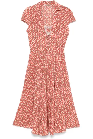 ERMANNO SCERVINO Floral-print midi dress