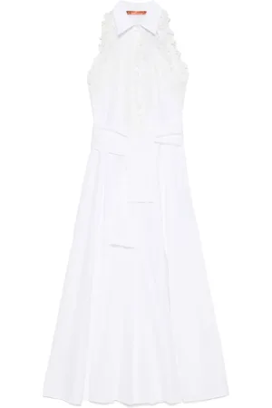 ERMANNO SCERVINO Floral lace-detail maxi dress