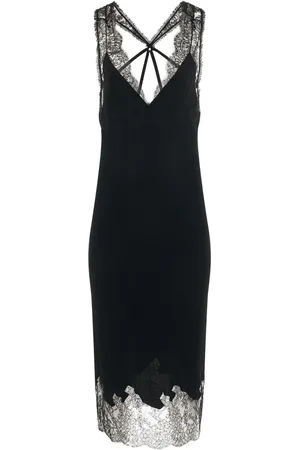 Givenchy Lace-panel midi dress