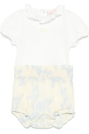 Elisabetta Franchi Embroidered-logo body set