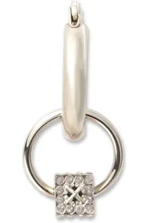 OFF-WHITE Mini Dice single hoop earring