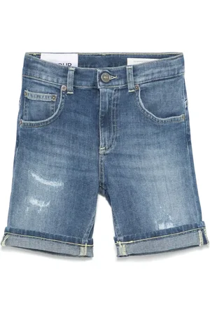Dondup Logo-patch denim shorts