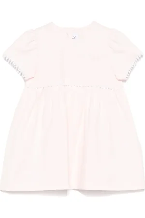 Il gufo Logo-embroidered dress