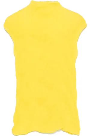 Issey Miyake Twisted chiffon top