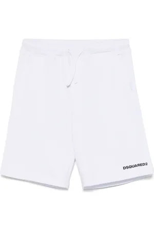 Dsquared2 Rubberised-logo shorts
