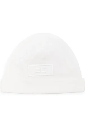 Elisabetta Franchi Logo-embroidered beanie
